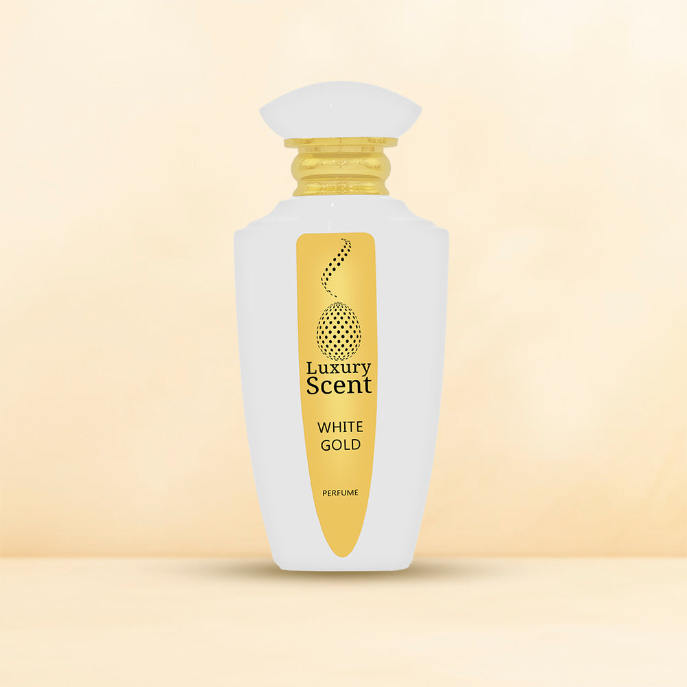Product image of white gold perfume spray.