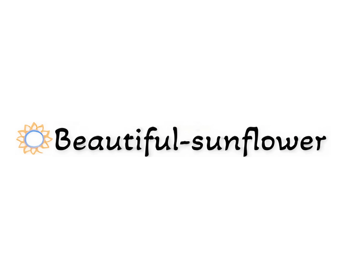 Official logo of beautiful-sunflower.com.