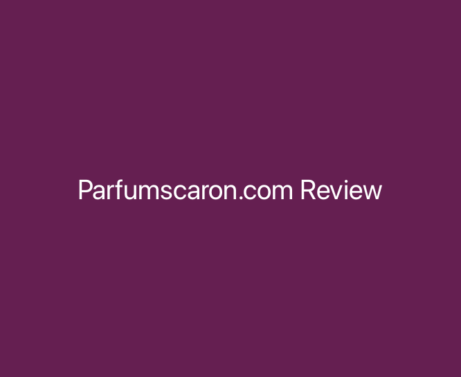 Thumbnail image for parfumscaron.com review.